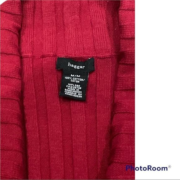 Haggar women sweater vest open cardigan size Medium- Without Tag - Picture 2 of 5